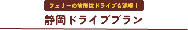 静岡ドライブプラン